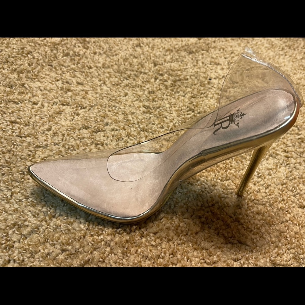 Clear Stiletto Heels